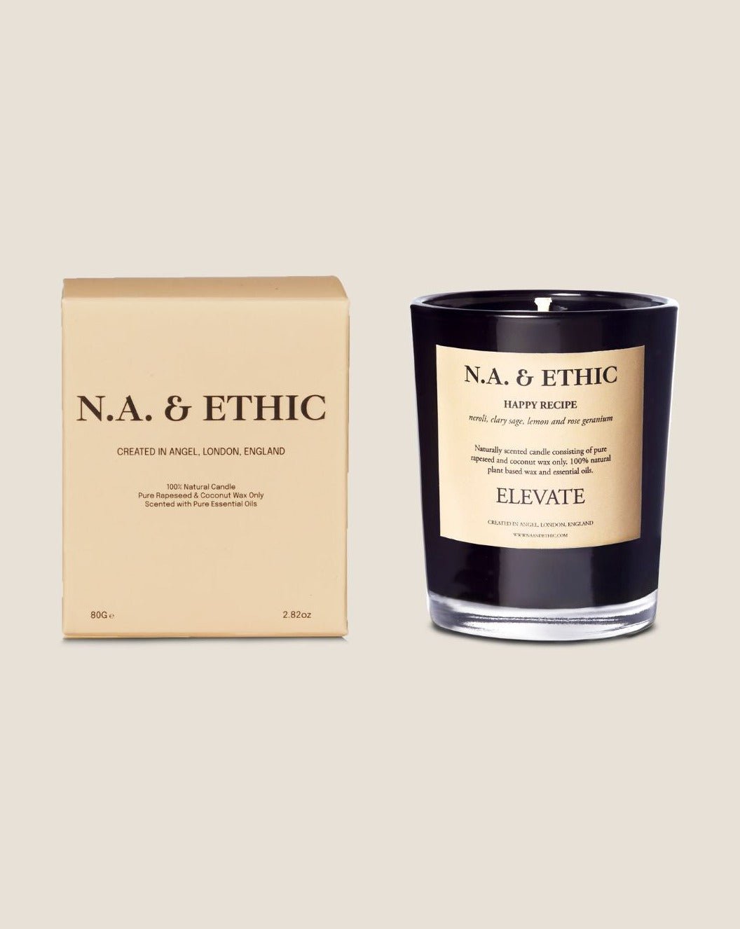 ELEVATE: Natural Scented Candle (Mini) - naandethic