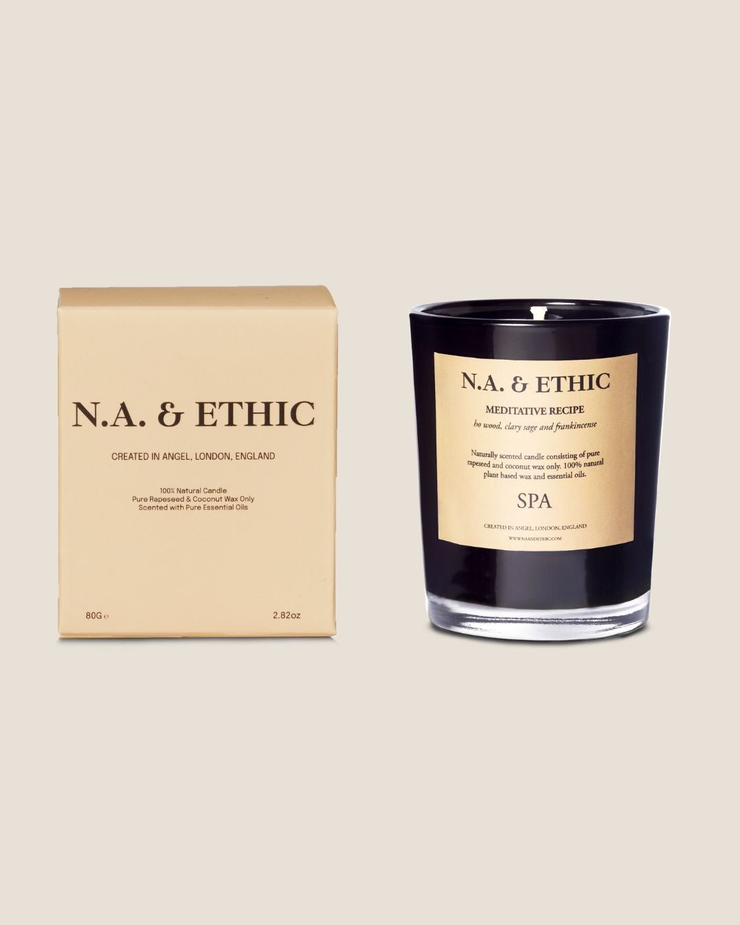 SPA: Natural Scented Candle (Mini) - naandethic